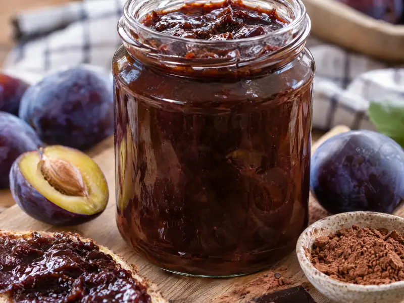 Dżem ze śliwek z kakao, czyli zdrowa nutella