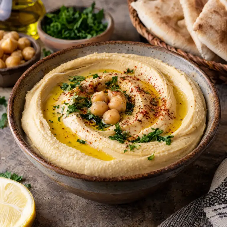 Hummus domowy, gładki jak w libańskim barze
