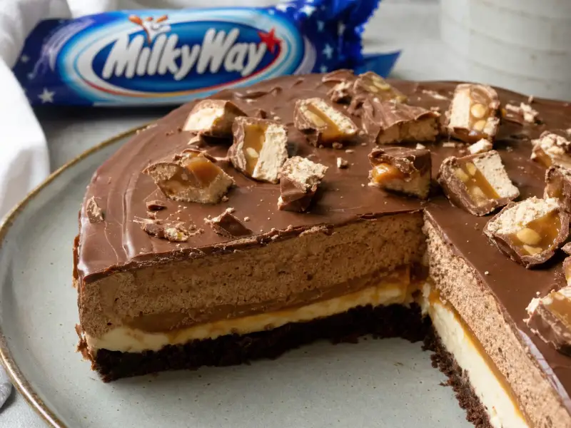 Ciasto Milky Way na dużą blachę